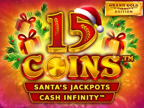 15 Coins Grand Gold Edition Santas Jackpots slot by HalfSquare