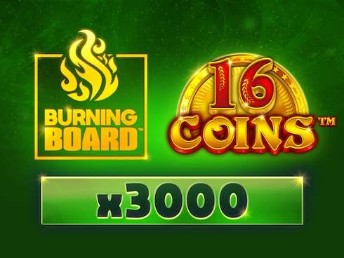 16 Coins Burning Board slot by HalfSquare