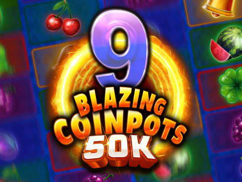 9 Blazing Coinpots 50K slot by Kalamba Games