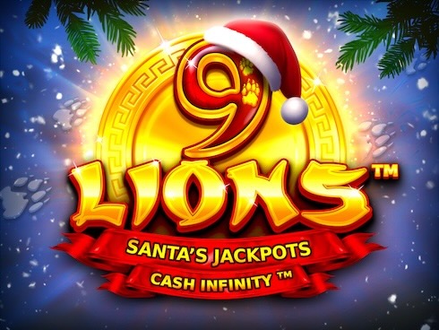 9 Lions Hold the Jackpot Santas Jackpots slot by HalfSquare
