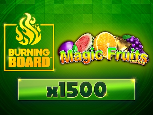 Magic Fruits Deluxe Burning Board slot by HalfSquare