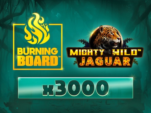 Mighty Wild: Jaguar Burning Board slot by HalfSquare