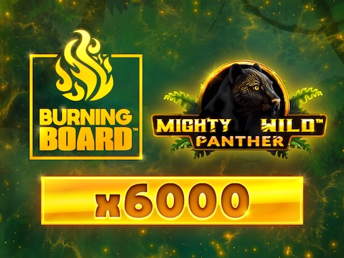 Mighty Wild: Panther Gold Burning Board slot by HalfSquare