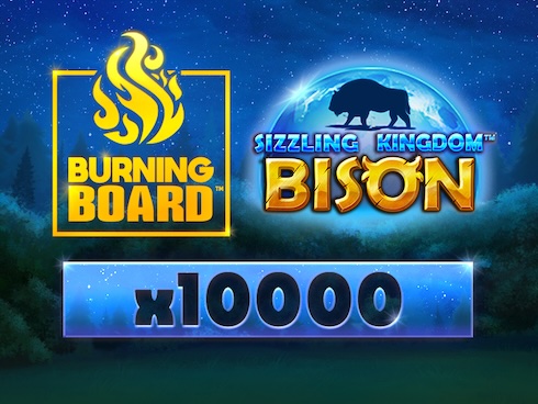 Sizzling Kingdom: Bison Burning Board slot by HalfSquare